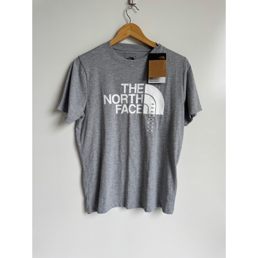 The North Face Half Dome Tee Heather Grey Graphic T-Shirt Logo NEW M Gorpcore